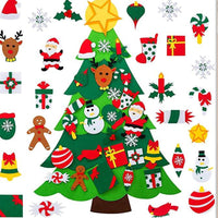 HKM-363155 Felt Christmas Tree Decorations - DIY Felt Pendants for Holiday Crafting