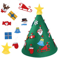 HKM-363155 Felt Christmas Tree Decorations - DIY Felt Pendants for Holiday Crafting