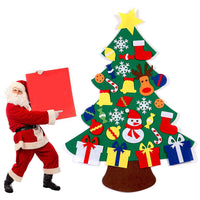 HKM-363155 Felt Christmas Tree Decorations - DIY Felt Pendants for Holiday Crafting