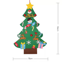 HKM-363155 Felt Christmas Tree Decorations - DIY Felt Pendants for Holiday Crafting