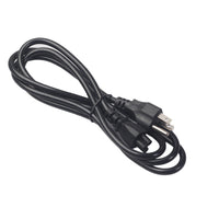 HKM-363283 Power Cable C5 3-Prong IEC Connector - Available in 1.2m, 1.5m, and 1.8m Lengths, 10A Rating, Black
