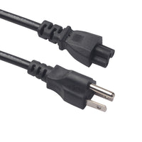 HKM-363283 Power Cable C5 3-Prong IEC Connector - Available in 1.2m, 1.5m, and 1.8m Lengths, 10A Rating, Black