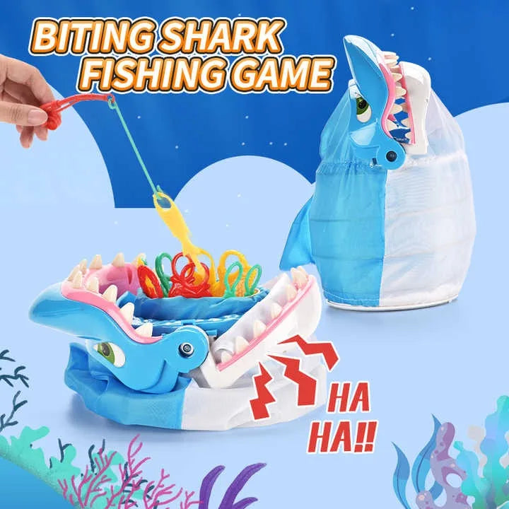 HKM-363347 Shark Bites Educational Game for Kids - Fun Fishing Board Toy