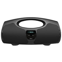 HKM-363411 Portable Bluetooth Speaker with Wired Microphone and 32GB Storage - Black