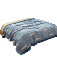 HKM-363539 Pure Cotton Lightweight Summer Towel Blanket - Available in 150x200cm & 200x230cm Sizes