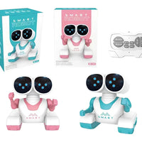 HKM-363539 Smart Interactive Remote Control Dancing Robot Toy for Kids - Educational, Musical, Light & Sound Functions