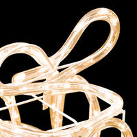 HKM-363667 3D Christmas Gift Box Decorations with 180 Warm White LEDs, Waterproof Indoor Outdoor Holiday Decor