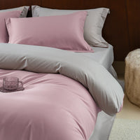 HKM-363859 Solid Color Thickening Brushed Cotton Four-Piece Bedding Set