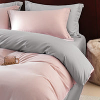 HKM-363859 Solid Color Thickening Brushed Cotton Four-Piece Bedding Set