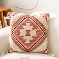 HKM-363923 Scandinavian Ethnic Style Cotton and Linen Sofa Pillow Cover