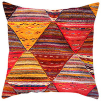 HKM-363987 Bohemian Style Luxury Pillow Cover with Geometric Pattern, 45x45cm Polyesters