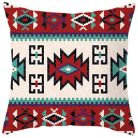 HKM-363987 Bohemian Style Luxury Pillow Cover with Geometric Pattern, 45x45cm Polyesters