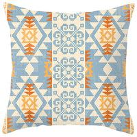 HKM-363987 Bohemian Style Luxury Pillow Cover with Geometric Pattern, 45x45cm Polyesters