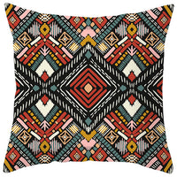 HKM-363987 Bohemian Style Luxury Pillow Cover with Geometric Pattern, 45x45cm Polyesters