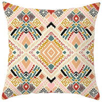 HKM-363987 Bohemian Style Luxury Pillow Cover with Geometric Pattern, 45x45cm Polyesters