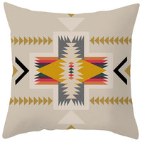 HKM-363987 Bohemian Style Luxury Pillow Cover with Geometric Pattern, 45x45cm Polyesters