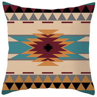 HKM-363987 Bohemian Style Luxury Pillow Cover with Geometric Pattern, 45x45cm Polyesters