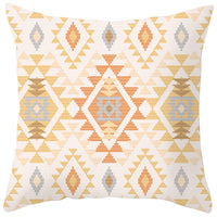 HKM-363987 Bohemian Style Luxury Pillow Cover with Geometric Pattern, 45x45cm Polyesters