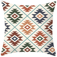 HKM-363987 Bohemian Style Luxury Pillow Cover with Geometric Pattern, 45x45cm Polyesters