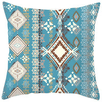 HKM-363987 Bohemian Style Luxury Pillow Cover with Geometric Pattern, 45x45cm Polyesters
