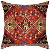 HKM-363987 Bohemian Style Luxury Pillow Cover with Geometric Pattern, 45x45cm Polyesters