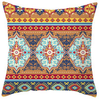 HKM-363987 Bohemian Style Luxury Pillow Cover with Geometric Pattern, 45x45cm Polyesters