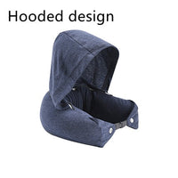 HKM-364243 U-Shaped Latex Neck Pillow in Multiple Color Options and Comfortable Cotton Fabric