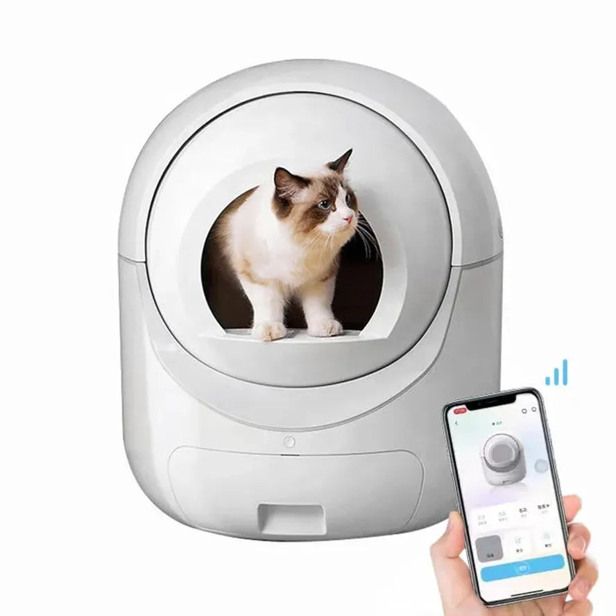 KTX-364307 Automatic Self-Cleaning Cat Litter Box with App Control
