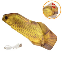 HKM-364307 Electric cat simulation jump fish usb charging jump fish cat toy