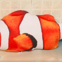 HKM-364307 Electric cat simulation jump fish usb charging jump fish cat toy