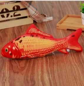 HKM-364307 Electric cat simulation jump fish usb charging jump fish cat toy
