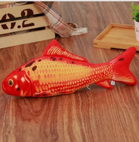 HKM-364307 Electric cat simulation jump fish usb charging jump fish cat toy