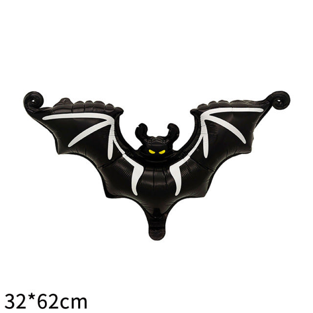 HKM-364499 18-Inch Aluminum Balloon Halloween Party Decorations - Pumpkin, Bat, Spider & More