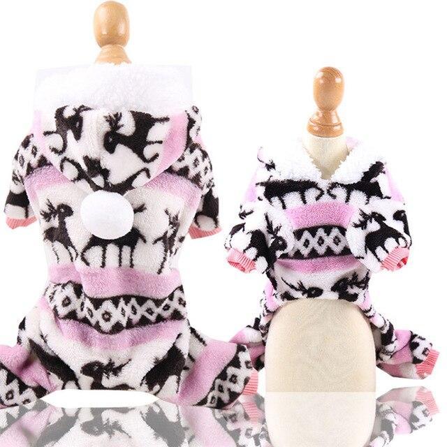 HKM-364499 Pet Pajamas for Spring and Summer in Pink, Blue, and Black - Casual Polyester Clothing for Pets, Sizes XS to XXL