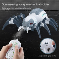 HKM-364691 Remote Control Electric Spider Toy with Spray and Music for Outdoor Fun for Ages 5 and Up
