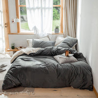 HKM-364691 Velvet Four-Piece Bedding Set for Winter Comfort