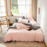 HKM-364691 Velvet Four-Piece Bedding Set for Winter Comfort
