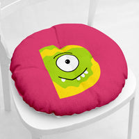 HKM-364755 Cartoon Flower Pattern Thick Plush Chair Pad for Single Seat Sofas