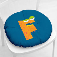HKM-364755 Cartoon Flower Pattern Thick Plush Chair Pad for Single Seat Sofas