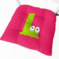 HKM-364755 Cartoon Flower Pattern Thick Plush Chair Pad for Single Seat Sofas