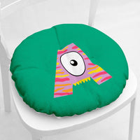 HKM-364755 Cartoon Flower Pattern Thick Plush Chair Pad for Single Seat Sofas