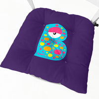 HKM-364755 Cartoon Flower Pattern Thick Plush Chair Pad for Single Seat Sofas