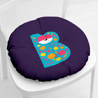 HKM-364755 Cartoon Flower Pattern Thick Plush Chair Pad for Single Seat Sofas