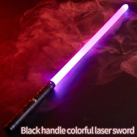 HKM-364947 Dual Rainbow LED Light-Up Sword Toy with Sound Effects for Kids Ages 3+
