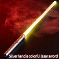 HKM-364947 Dual Rainbow LED Light-Up Sword Toy with Sound Effects for Kids Ages 3+