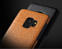 HKM-364947 Luxury Leather Back Cover for Samsung Note9, Note8 - TPU Material in Black, Brown, Red, Sapphire
