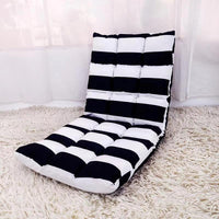 HKM-365075 Versatile Single Folding Bed Chair for Bay Windows - Modern Fabric Design in Multiple Colors