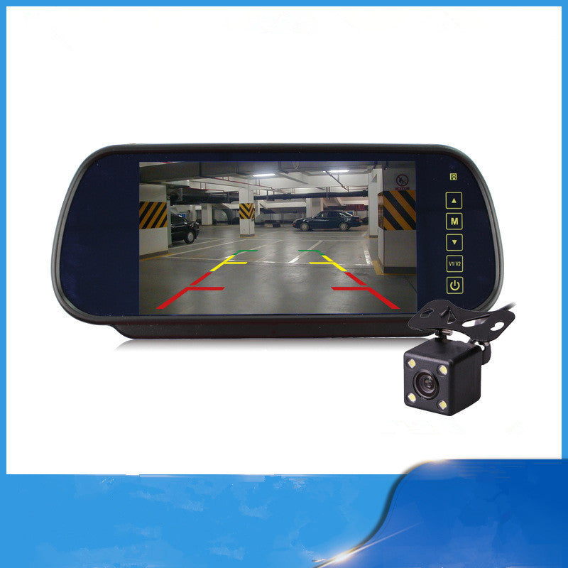 HKM-365203 7-Inch Car Rear View Display with Automatic NTSC/PAL Switching and 160-Degree Viewing Angle