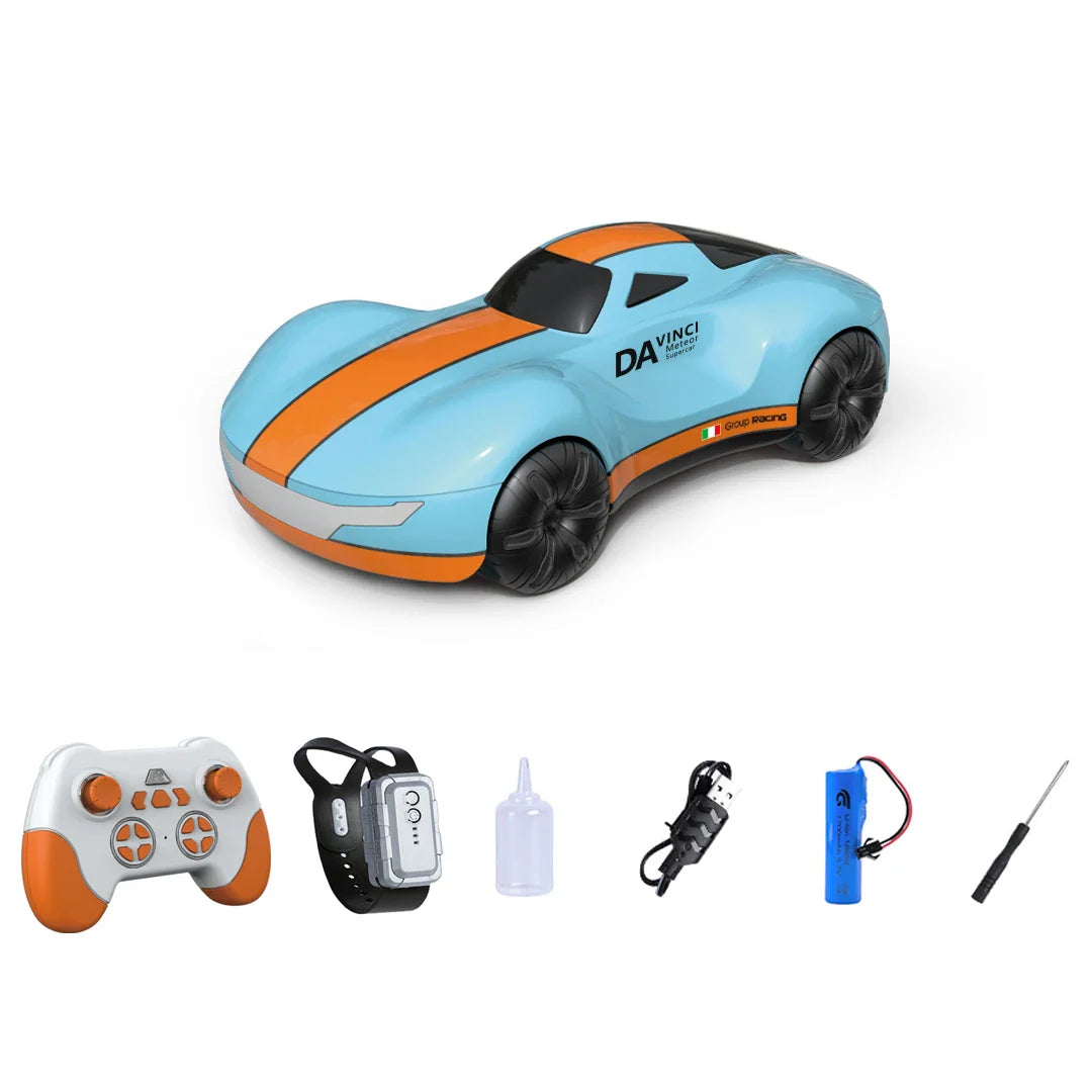 HKM-365267 2.4GHz Remote Control 360° Rotating Stunt Car – Dual Control Gesture Sensing RC Drift Car for Ages 5+