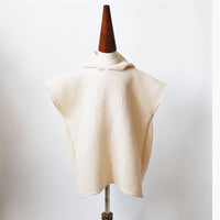 HKM-365267 Quick-Drying Cotton Hooded Bathrobe for Kids in Multiple Colors